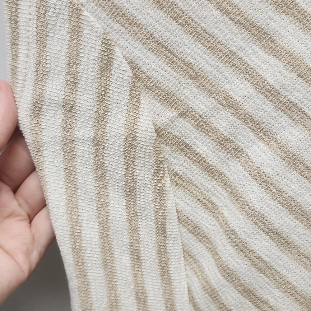 NWT Liz Claiborne Size L White and Cream Swimsuit / Beach Cover Up - Picture 6 of 11